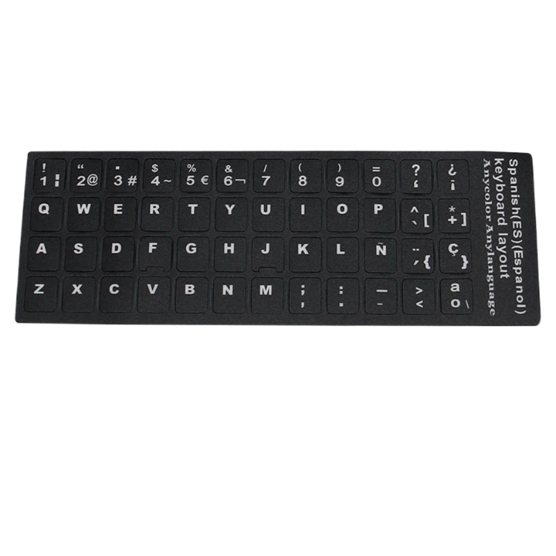 STICKER LETRAS DE REPUESTOS PARA TECLADOS DE PC Y NOTEBOOK - 1