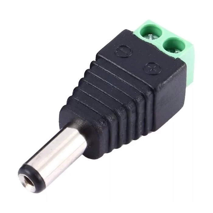 CONECTORES JACK MACHO Y HEMBRA DE PODER DC - 2