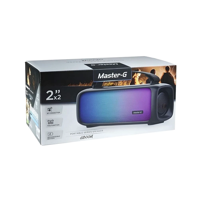 PARLANTE BLUETOOTH MASTERG MGGBOOM - 5