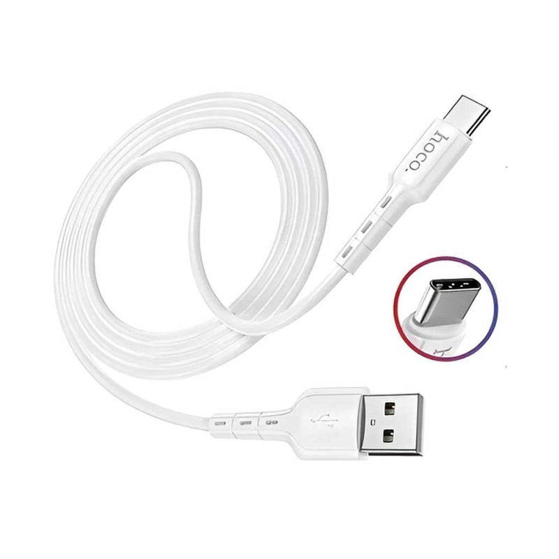 CABLE USB A TIPO C 1 METRO USB A USB-C HOCO - 2