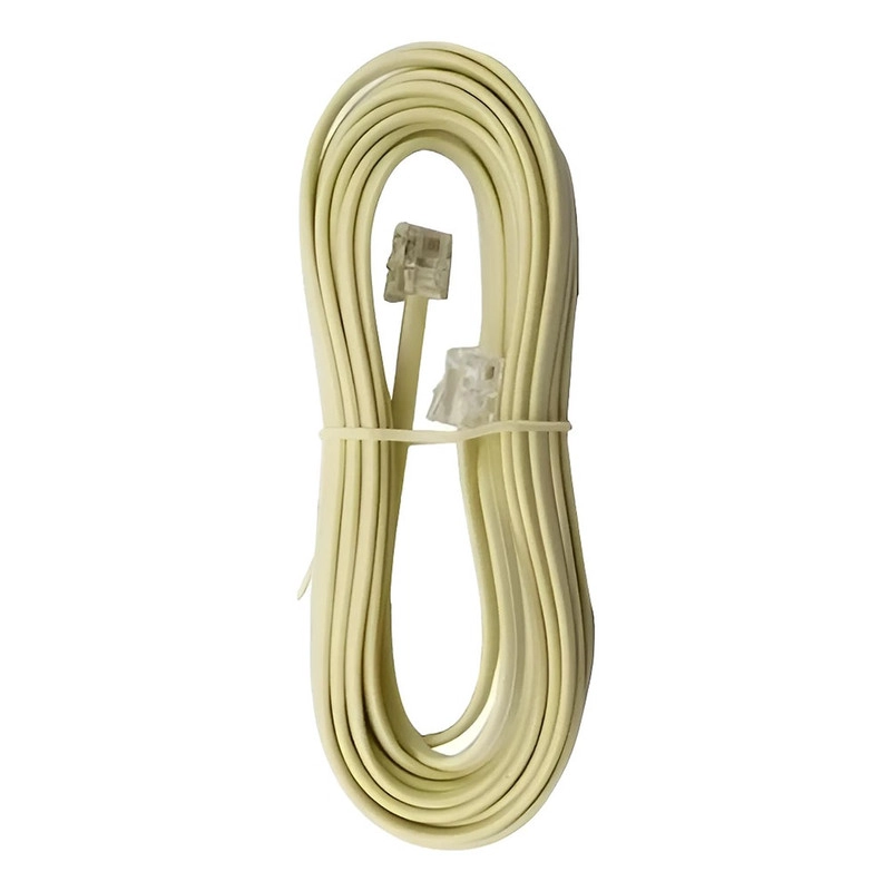 CABLE EXTENSION ALARGADOR TELEFONO FIJO RJ11 3MTS - 2