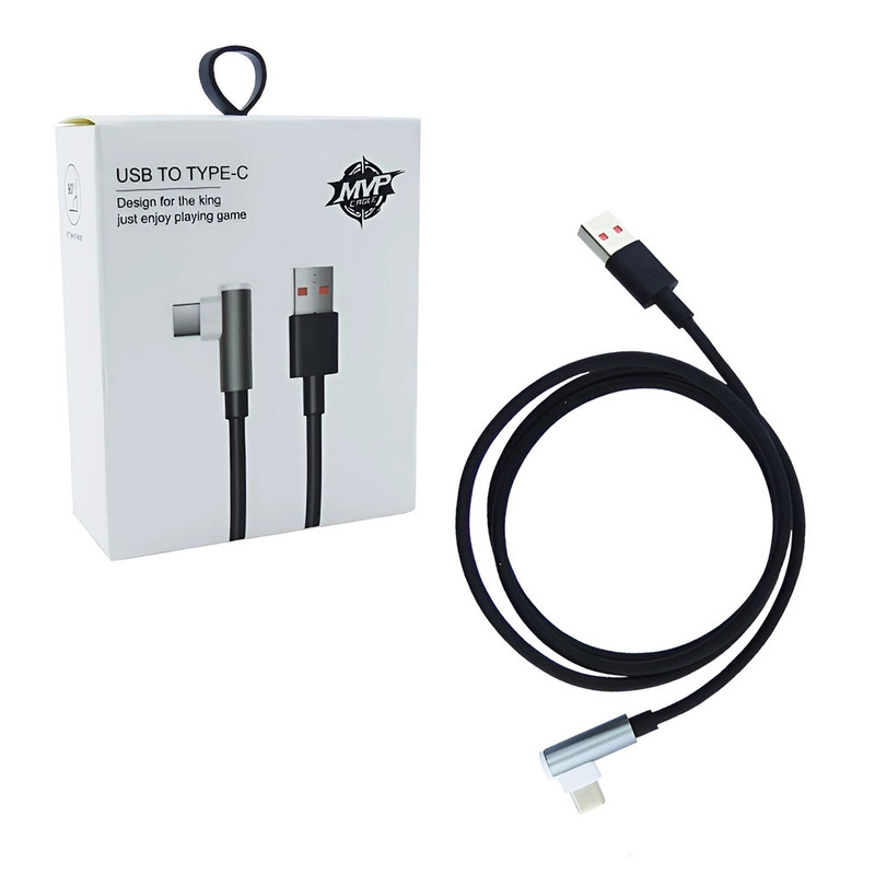 CABLE USB TIPO C 6A PARA CARGA RÁPIDA 90 GRADOS - 2