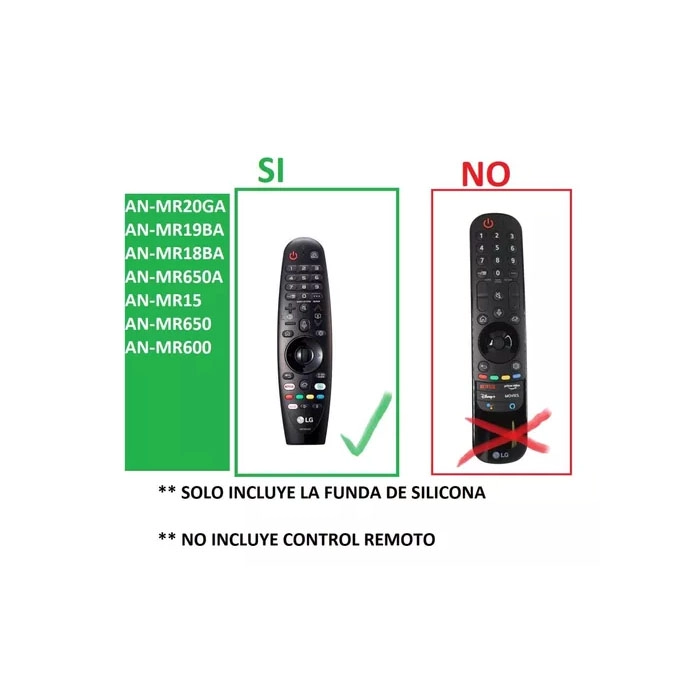 PROTECTOR FUNDA CONTROL REMOTO PARA LG SMART TV MAGIC REMOTE - 4