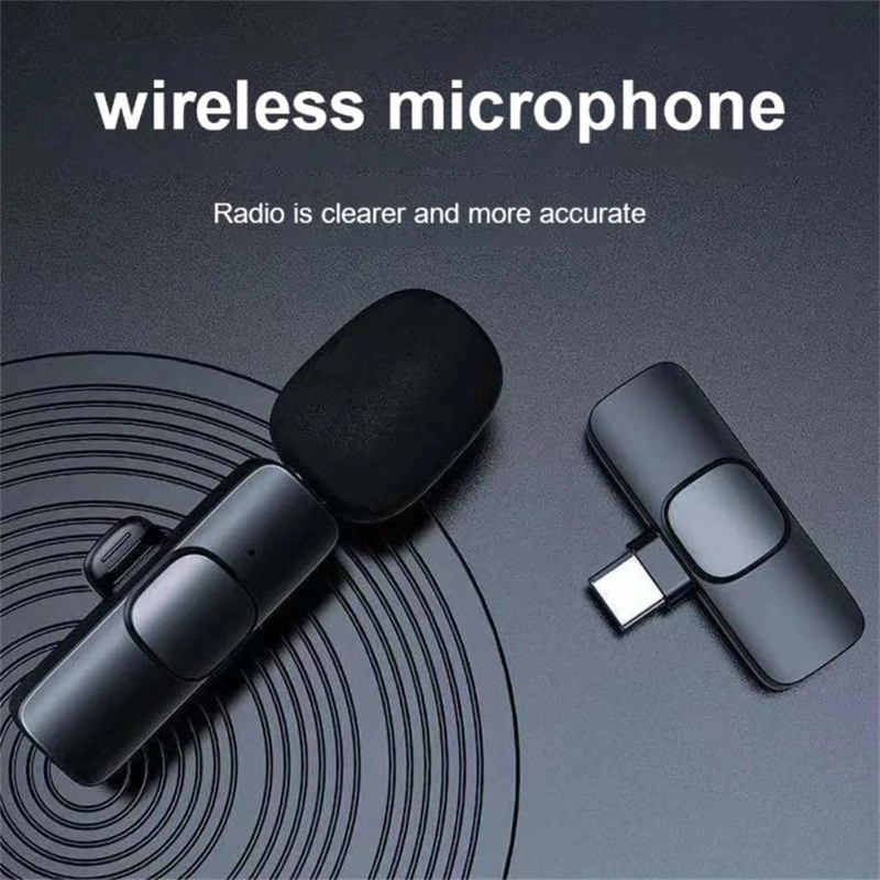 MICROFONO LAVALIER SOLAPA INALAMBRICO TIPO C PARA CELULAR - 4