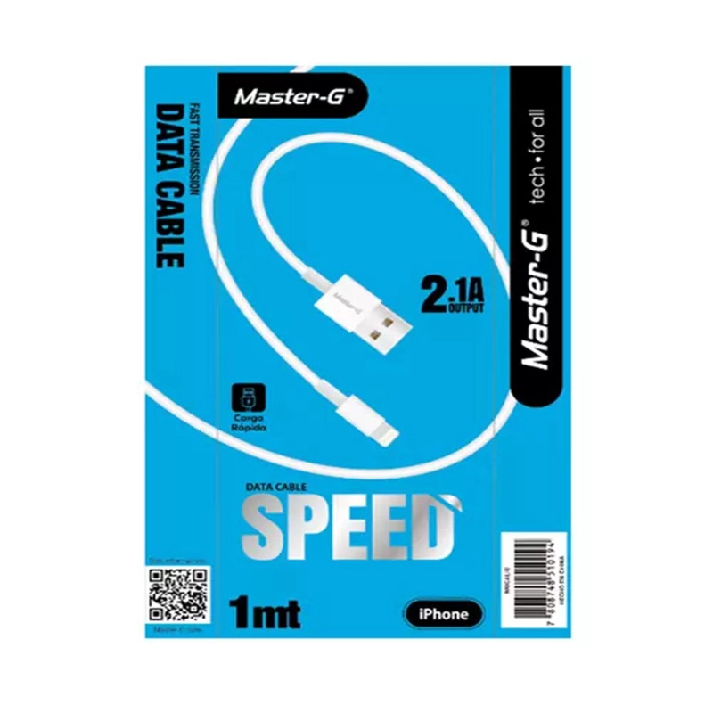 CABLE DE CARGA RAPIDA USB A LIGHTNING - 5