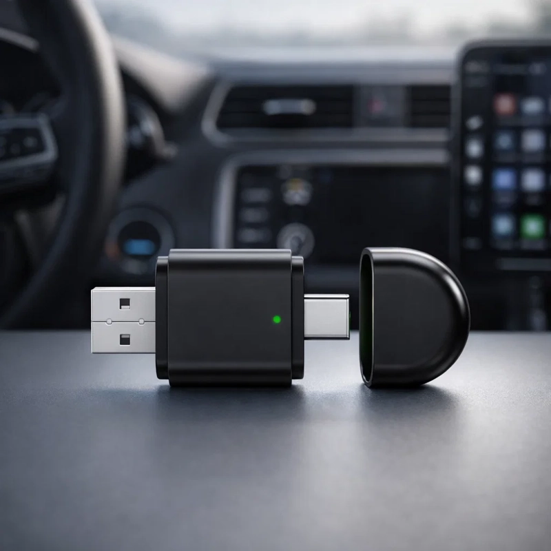 ADAPTADOR INALAMBRICO CARPLAY ANDROID AUTO LENYES LCP01 BLUETOOTH WIFI - 7