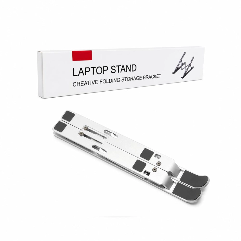 SOPORTE PORTATIL NOTEBOOK ALUMINIO PLEGABLE DE 7 NIVELES - 6