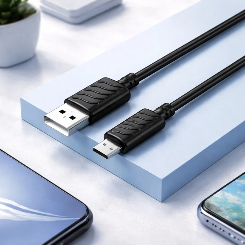 CABLE CARGA RÁPIDA USB A MICRO USB 2.4A HOCO X88 GRATIFIED - 4
