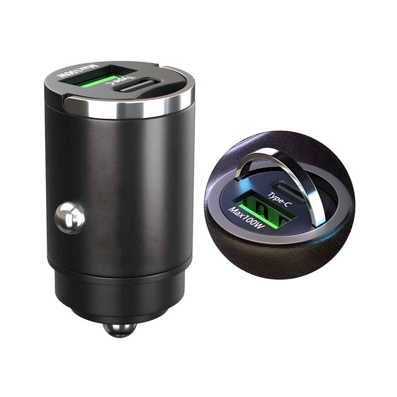 CARGADOR AUTO CARGA RAPIDA 100W PARA IPHONE XIAOMI SAMSUNG - 2