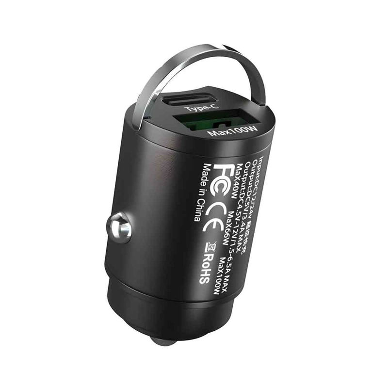 CARGADOR AUTO CARGA RAPIDA 100W PARA IPHONE XIAOMI SAMSUNG - 3