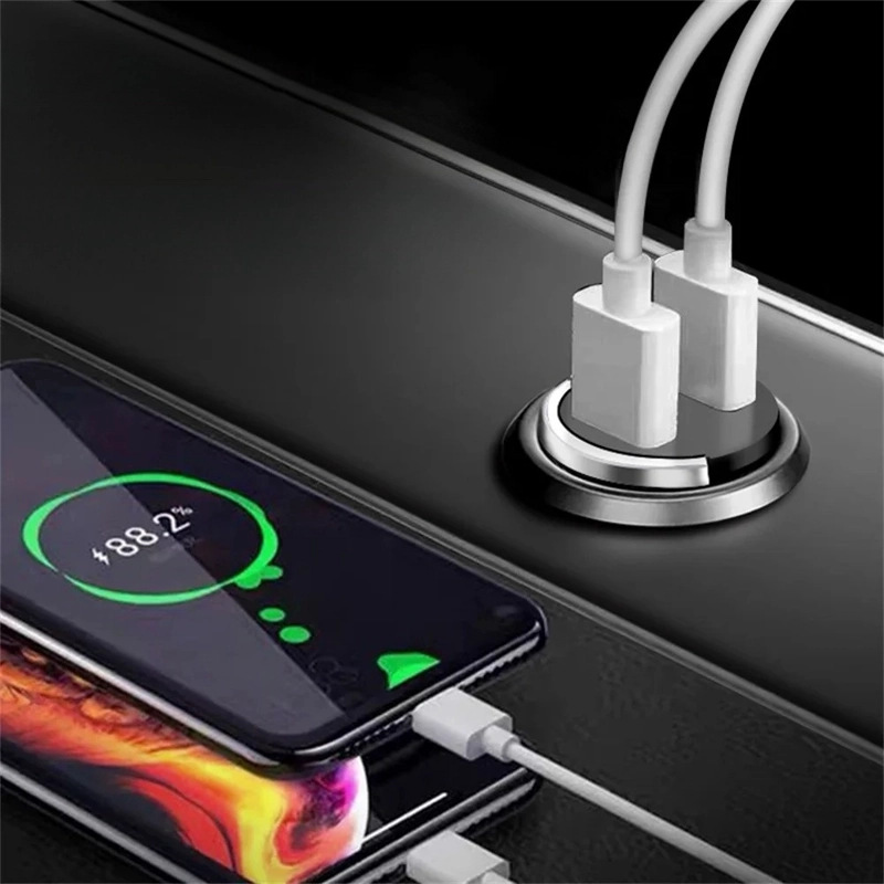 CARGADOR AUTO CARGA RAPIDA 100W PARA IPHONE XIAOMI SAMSUNG - 6