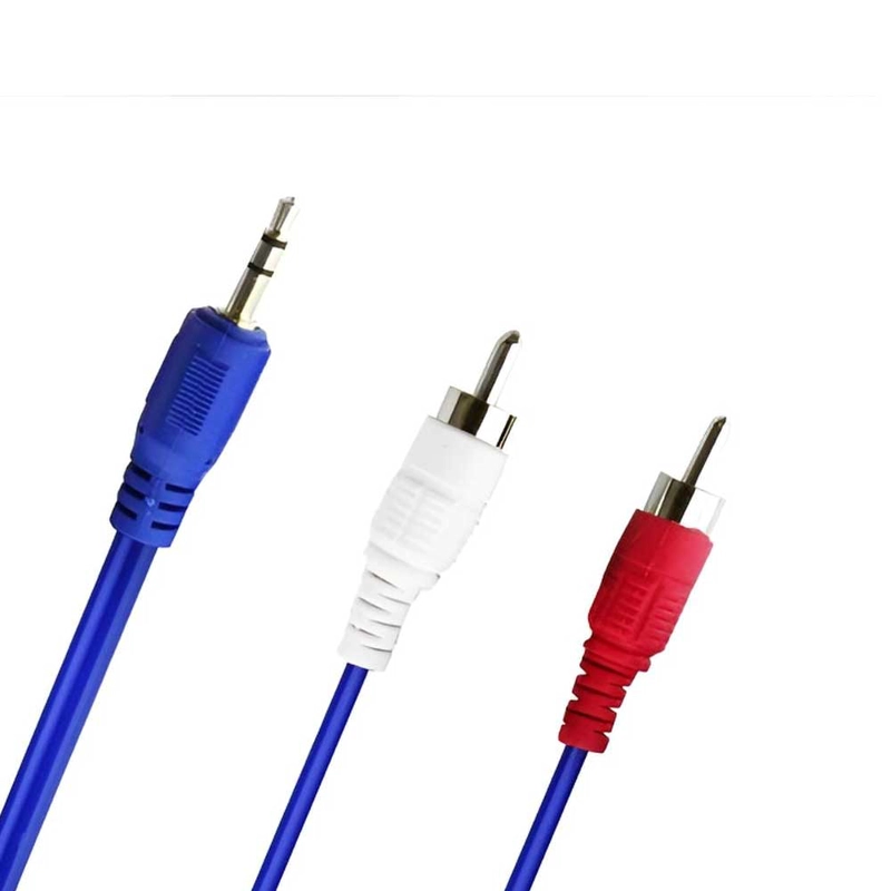 CABLE DE AUDIO PLUG 3.5MM A 2 RCA 1,5 METRO - 3