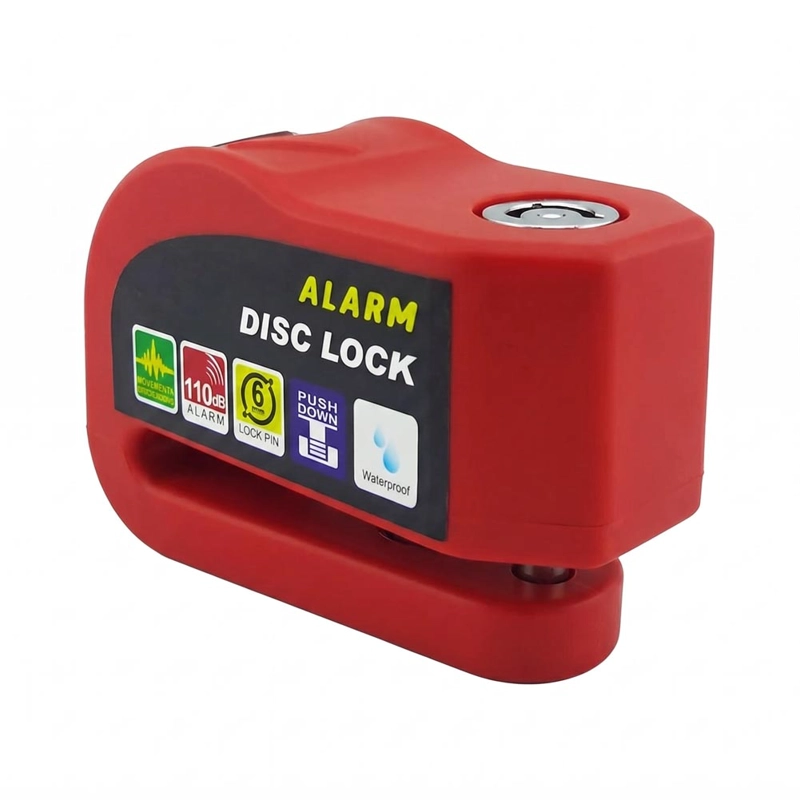 CANDADO DISCO MOTO CON ALARMA ANTIROBO - 3