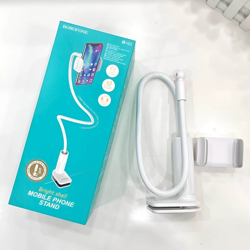 SOPORTE CELULAR FLEXIBLE CUELLO DE CISNE BOROFONE BH23 - 6