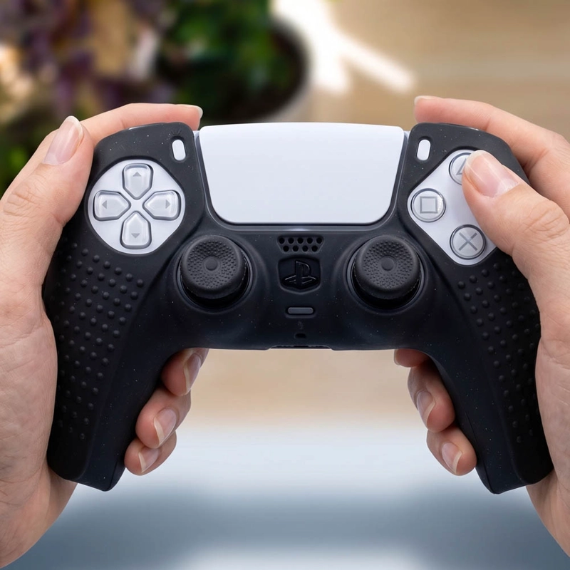 FUNDA SILICONA GRIP ANTIDESLIZANTE PARA PS5 - 3