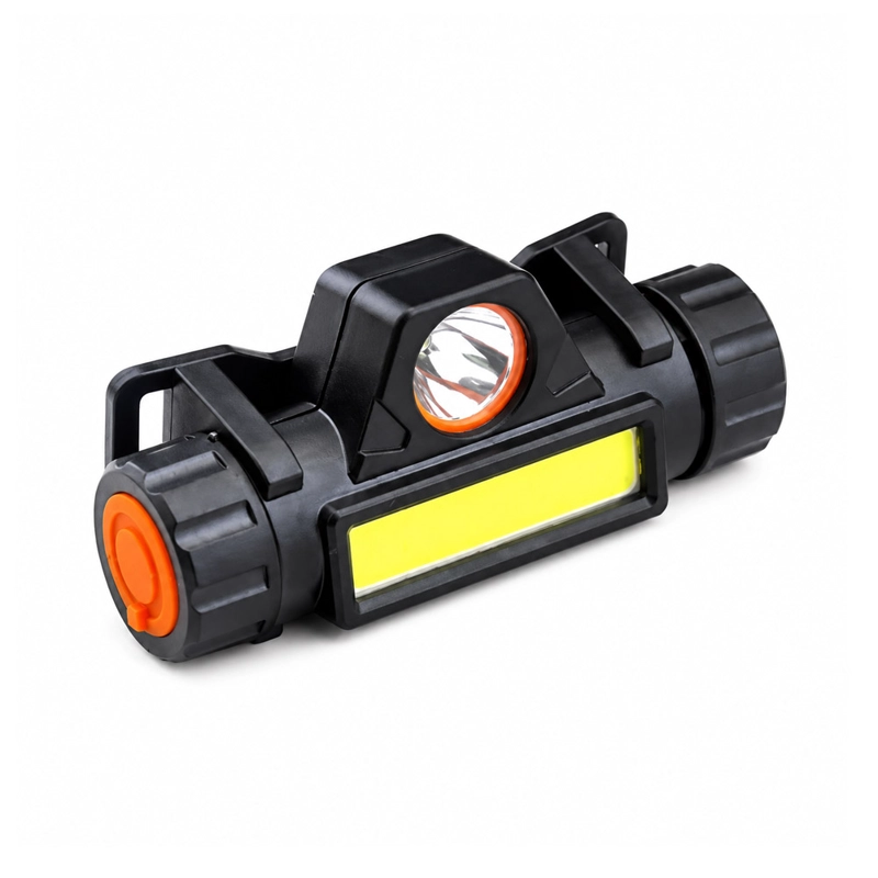 LINTERNA LED CABEZA RECARGABLE USB LUZ BLANCA - 3