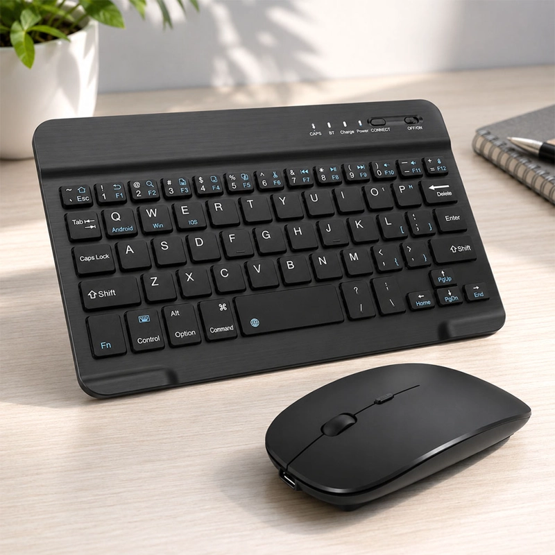 KIT TECLADO Y MOUSE BLUETOOTH RECARGABLE MOTOMO MO-K5 - 5