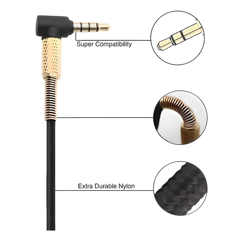 CABLE DE REPUESTO PARA AUDIFONOS COMPATIBLE SONY MDR100A - 4