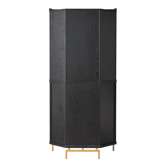 VITRINA ESQUINERO BAR AMERICAN BLACK - 4