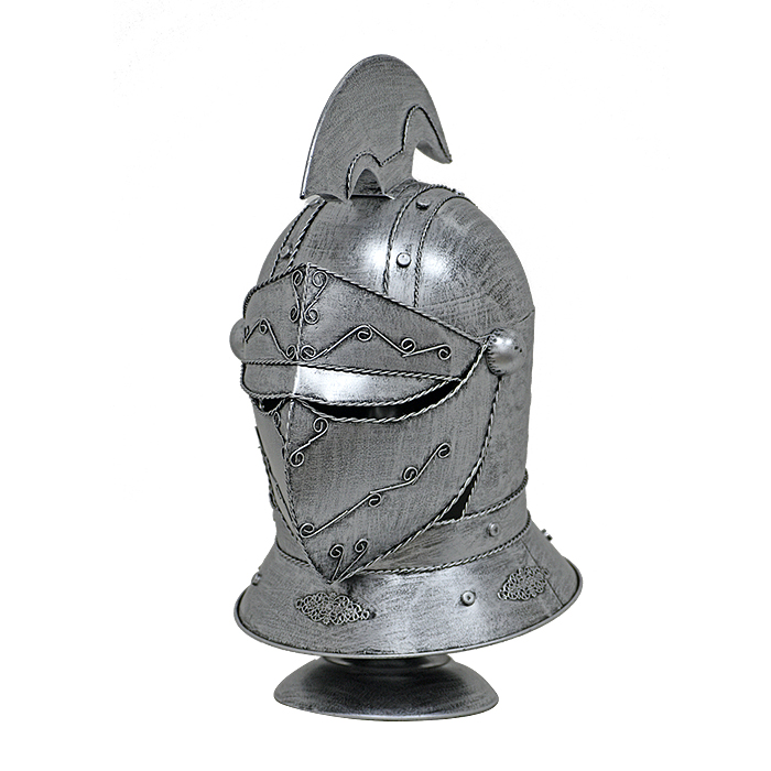 CASCO ARMADURA CABALLERO SILVER - 2