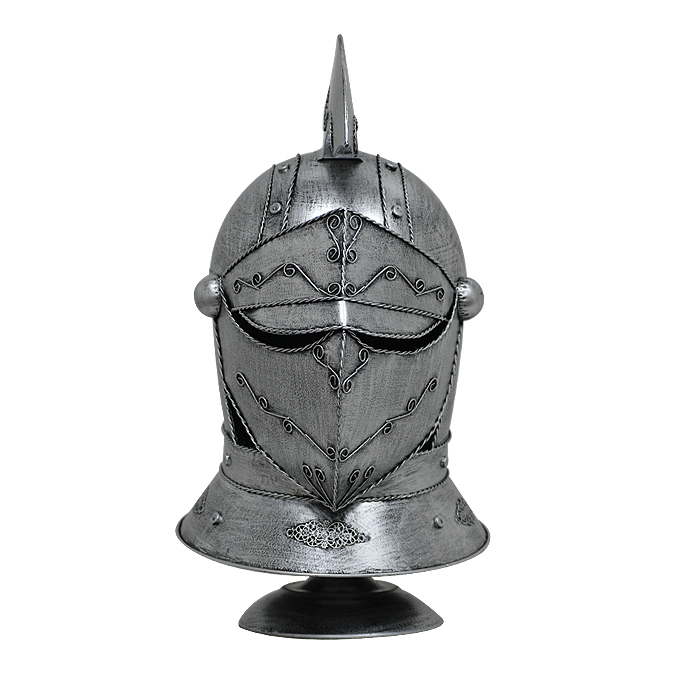 CASCO ARMADURA CABALLERO SILVER - 4
