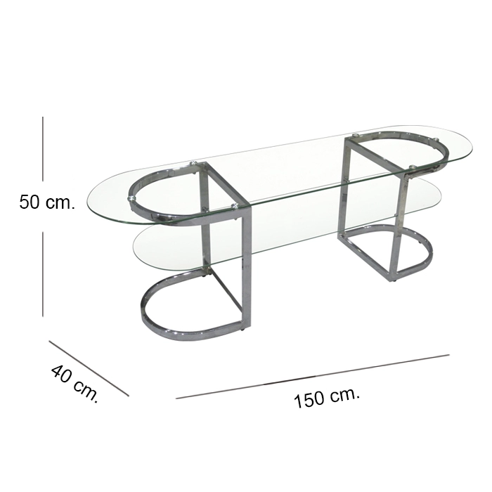 RACK PARA TV 60″ LIFF CROM - 4