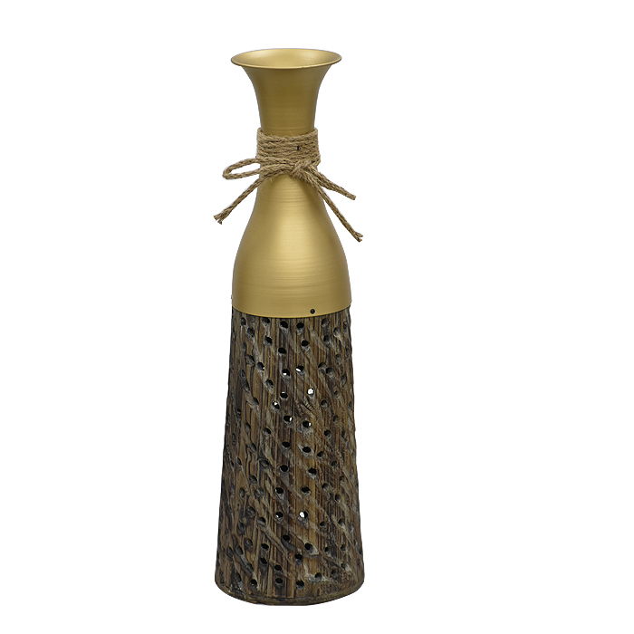 FLORERO METAL RAIZ XL 60 CM
