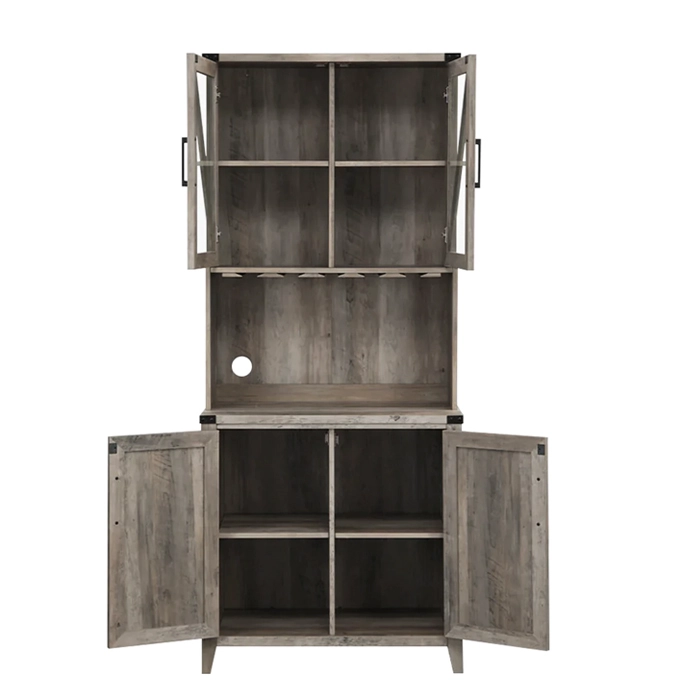 VITRINA 4 PUERTAS GREY WASH - 4