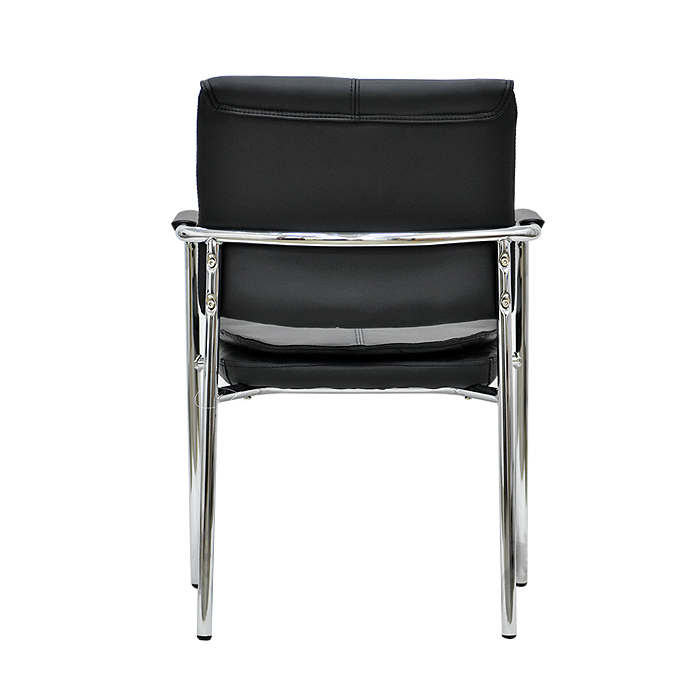 SILLA DE VISITA OFICINA PREMIUM BLACK FX - 4