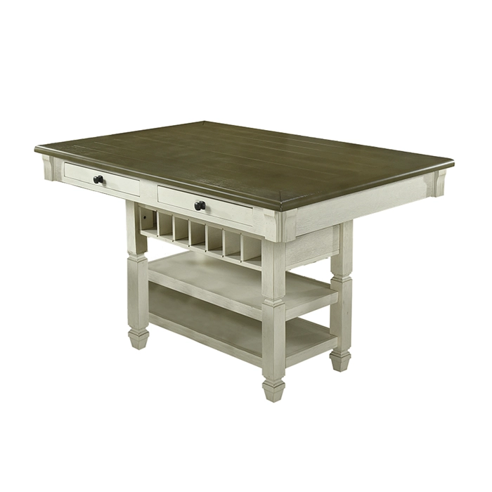 JUEGO DE COMEDOR TIPO ISLA 4 TABURETES VERMONT - 3