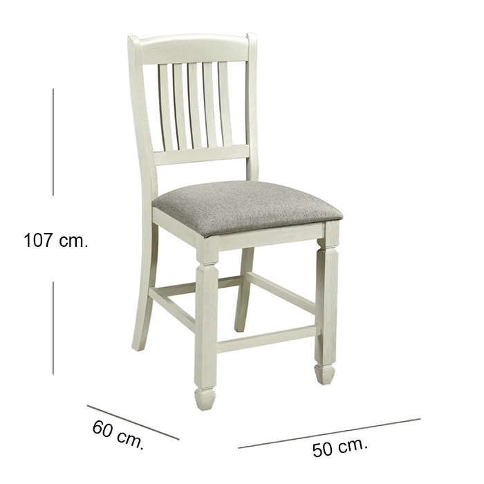 JUEGO DE COMEDOR TIPO ISLA 4 TABURETES VERMONT - 6