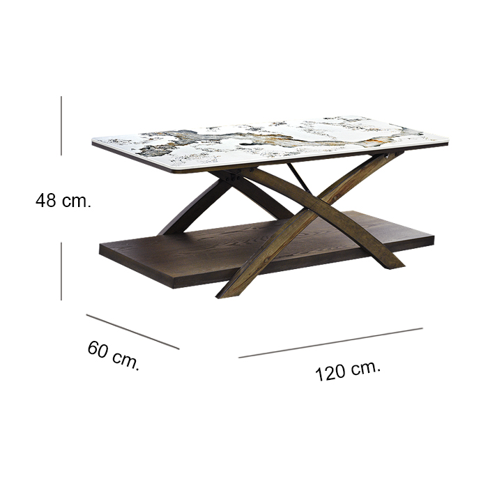 MESA CENTRO STONE BROWN - 6