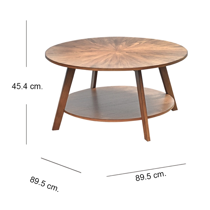 MESA CENTRO LIGHT WALNUT - 5