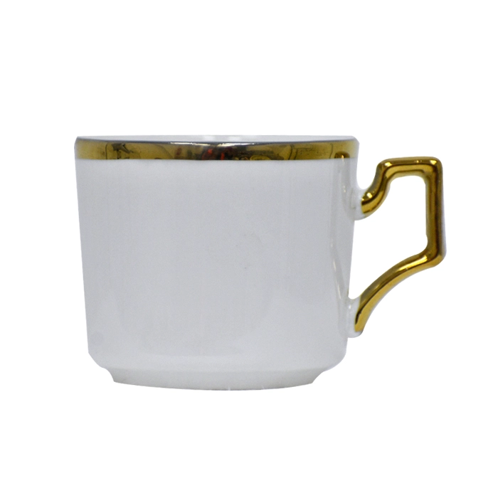 SET TAZAS CAFE  GOLD LINE - 2