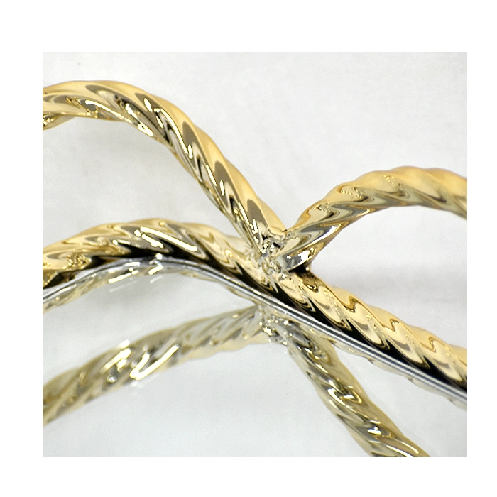 SET BANDEJAS MIRROR GOLD 2 PIEZAS - 3