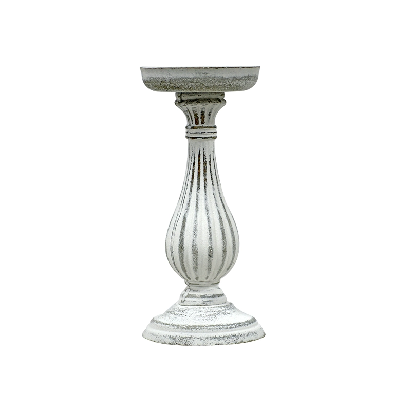 CANDELABRO 24 CM WHITE - 1
