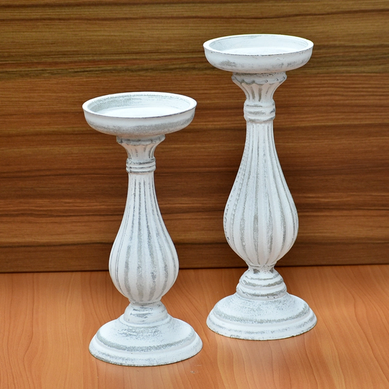 CANDELABRO 24 CM WHITE - 3
