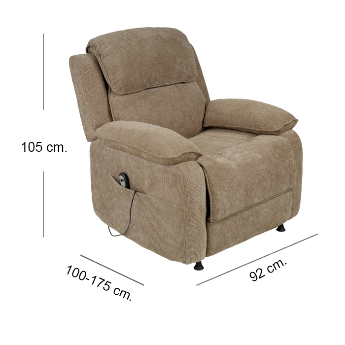 BERGERE ELE CTRICO KD BEIGE - 7