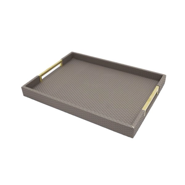BANDEJA LEATHER COFFE