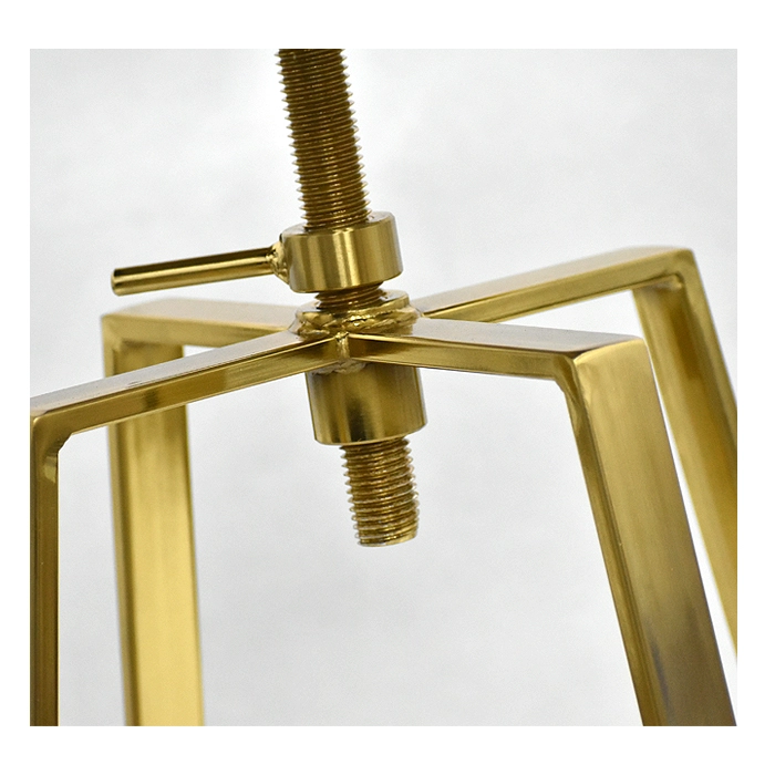 TABURETE TAPIZADO PREMIUM GOLD C/ RESPALDO - 5