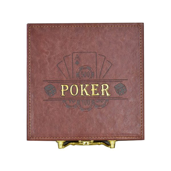 SET POKER MALETIN LEATHER S - 2