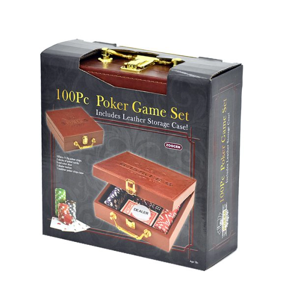 SET POKER MALETIN LEATHER S - 5