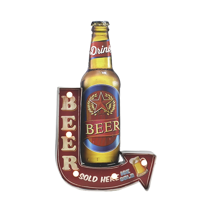 LETRERO VINTAGE LED BEER 2021208 - 1