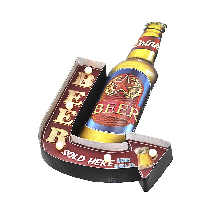 LETRERO VINTAGE LED BEER 2021208 - 2