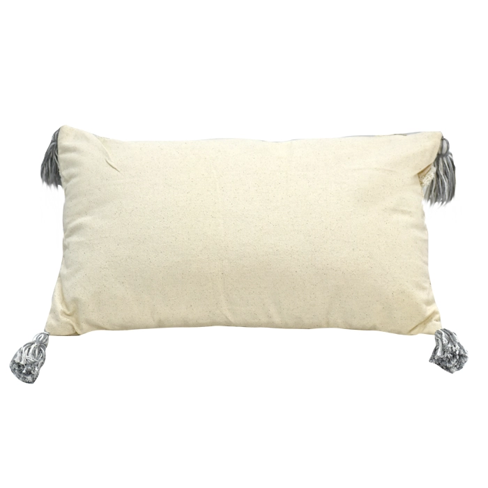 COJIN C/ RELLENO RECTANGULAR GRIS - 1