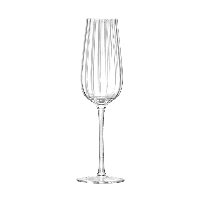 SET 6 VASOS CHAMPAGNE CLEAR FREDERICK GOLD - 2