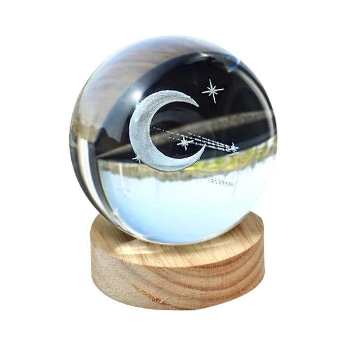 ESFERA CRISTAL USB LUNA - 3