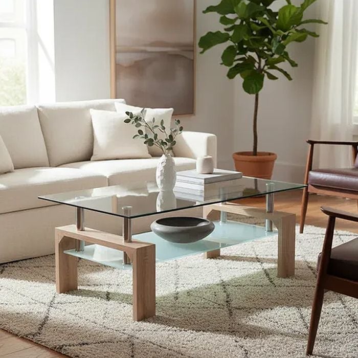MESA DE CENTRO CORCHETES - 1