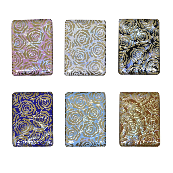 ESPEJO CARTERA LEATHER FLOWERS - 2