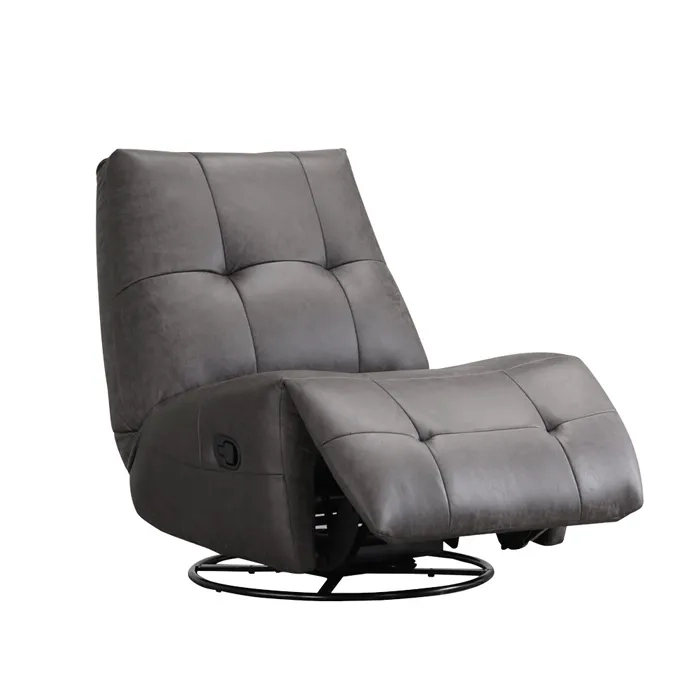 BERGERE RECLINABLE GIRATORIO MECEDORA ARIES SMOKE GREY - 2